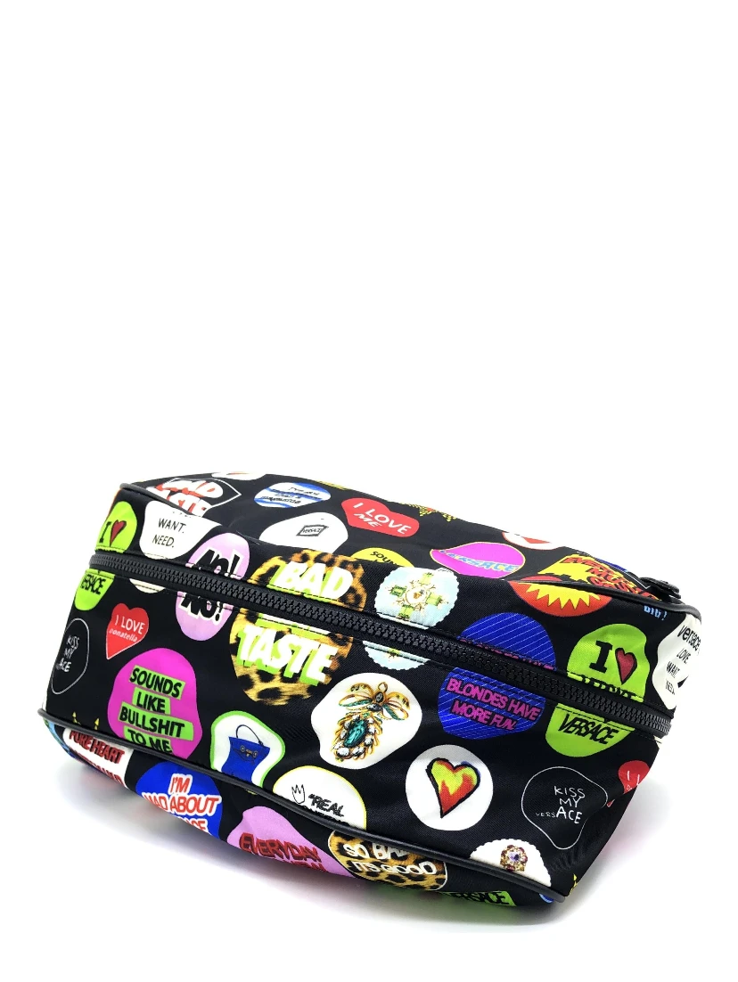 Versache Nylon Travel Stamp Vanity Pouch