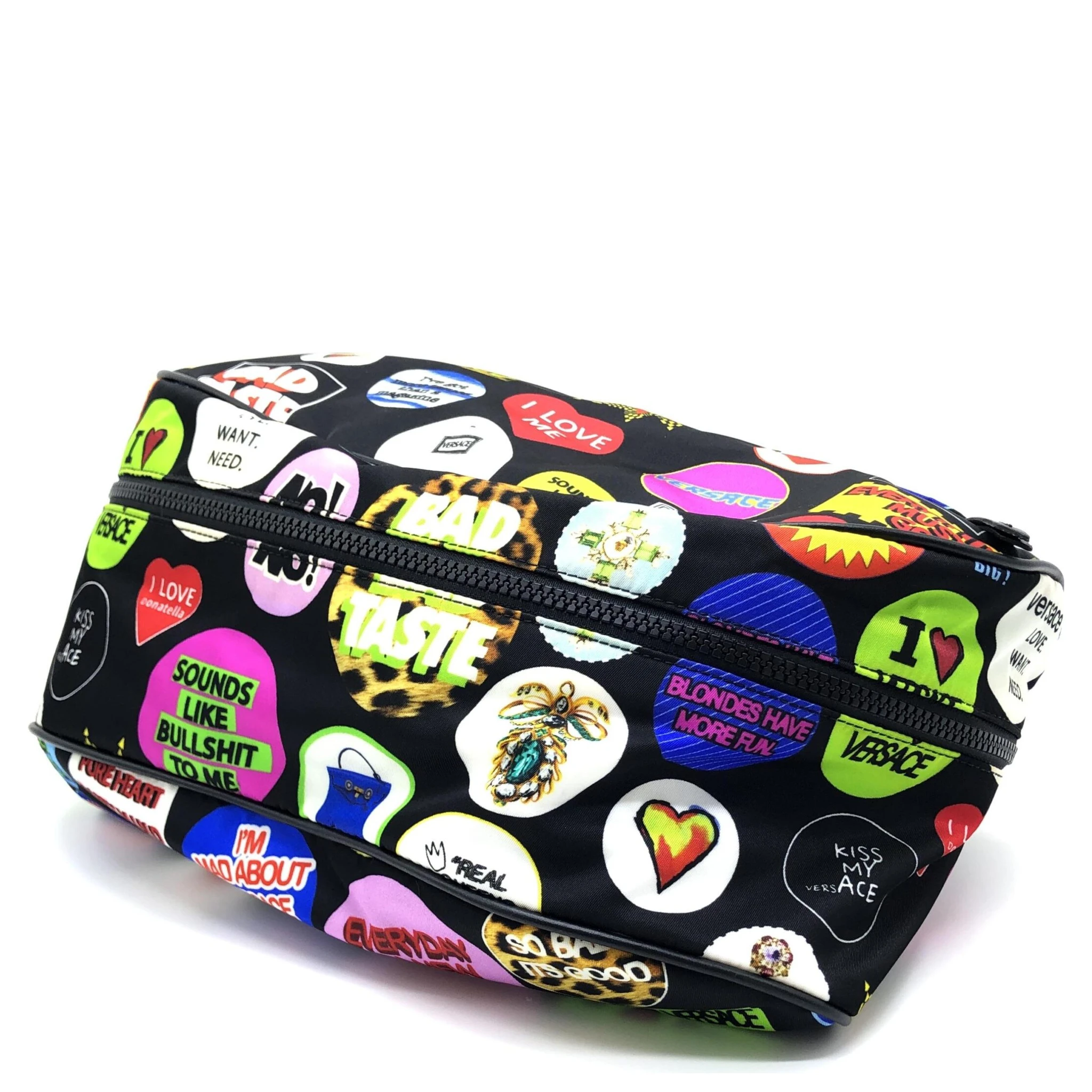 Versache Nylon Travel Stamp Vanity Pouch