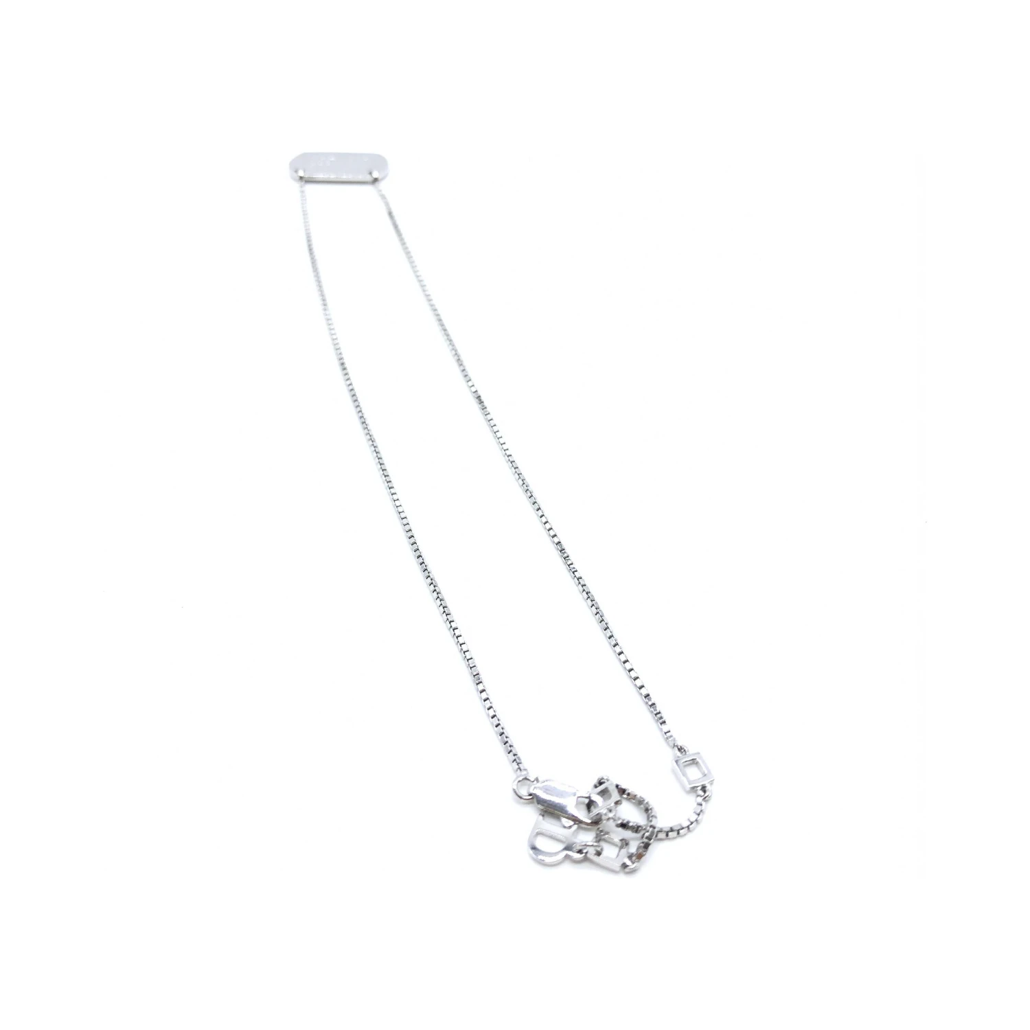 Dior 925 Sterling Silver Antique Art Deco Howard & Co. "Port" Necklace