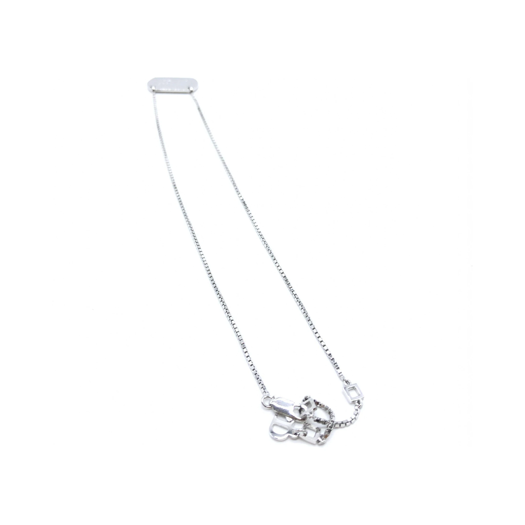 Dior 925 Sterling Silver Antique Art Deco Howard & Co. "Port" Necklace