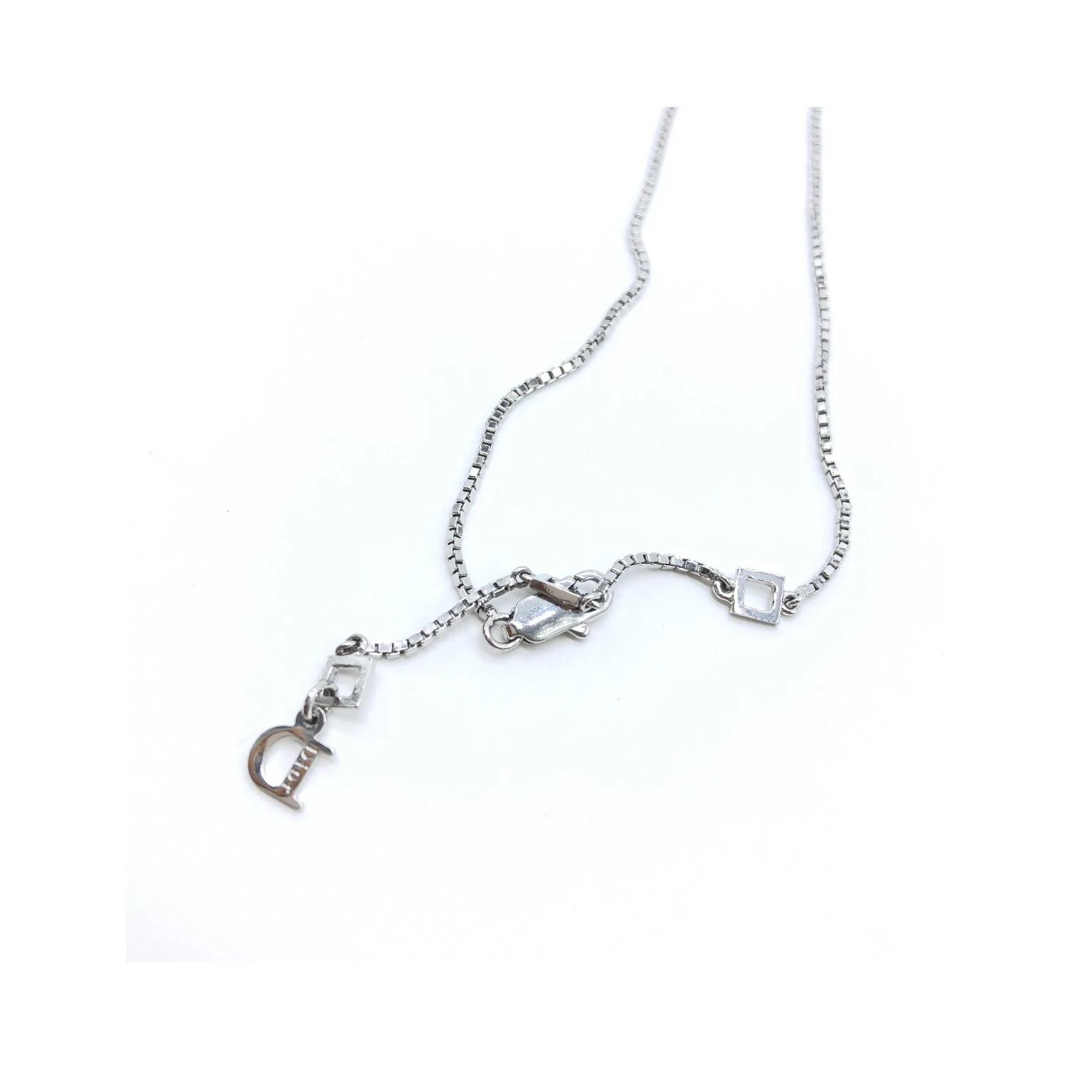 Dior 925 Sterling Silver Antique Art Deco Howard & Co. "Port" Necklace