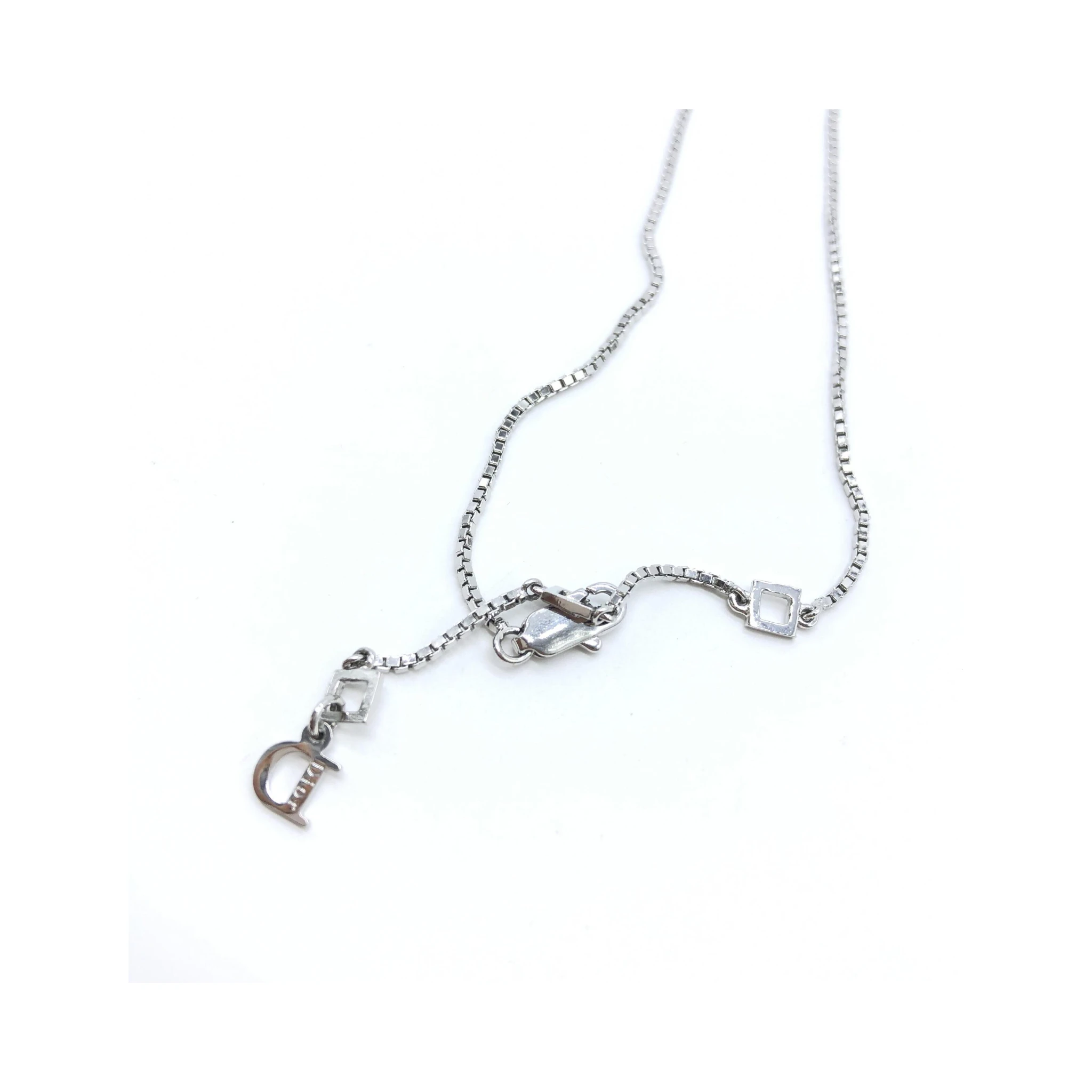 Dior 925 Sterling Silver Antique Art Deco Howard & Co. "Port" Necklace