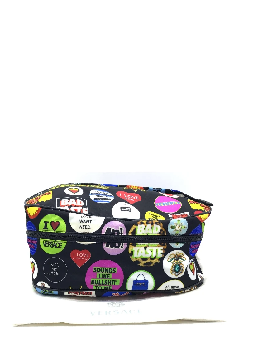 Versache Nylon Travel Stamp Vanity Pouch