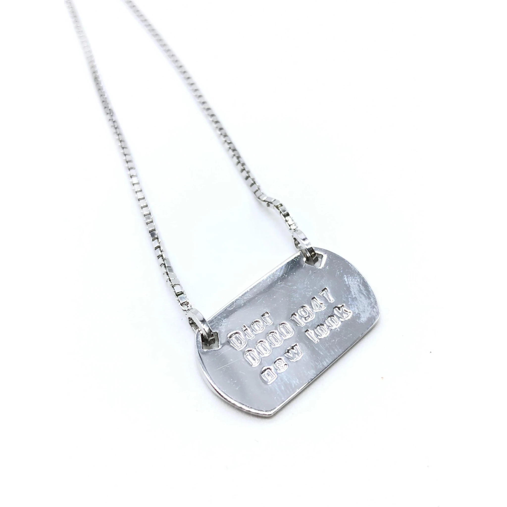 Dior 925 Sterling Silver Antique Art Deco Howard & Co. "Port" Necklace
