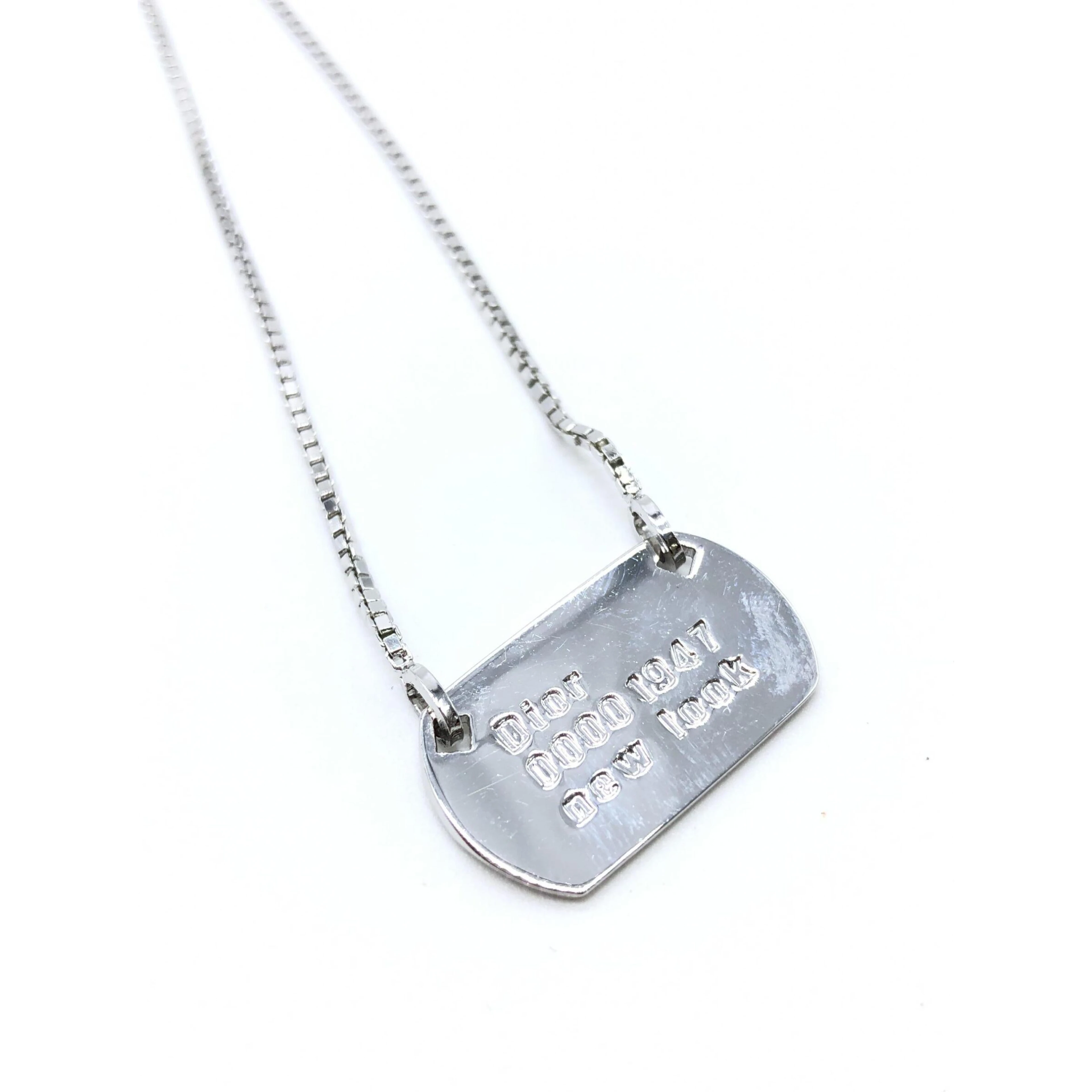 Dior 925 Sterling Silver Antique Art Deco Howard & Co. "Port" Necklace