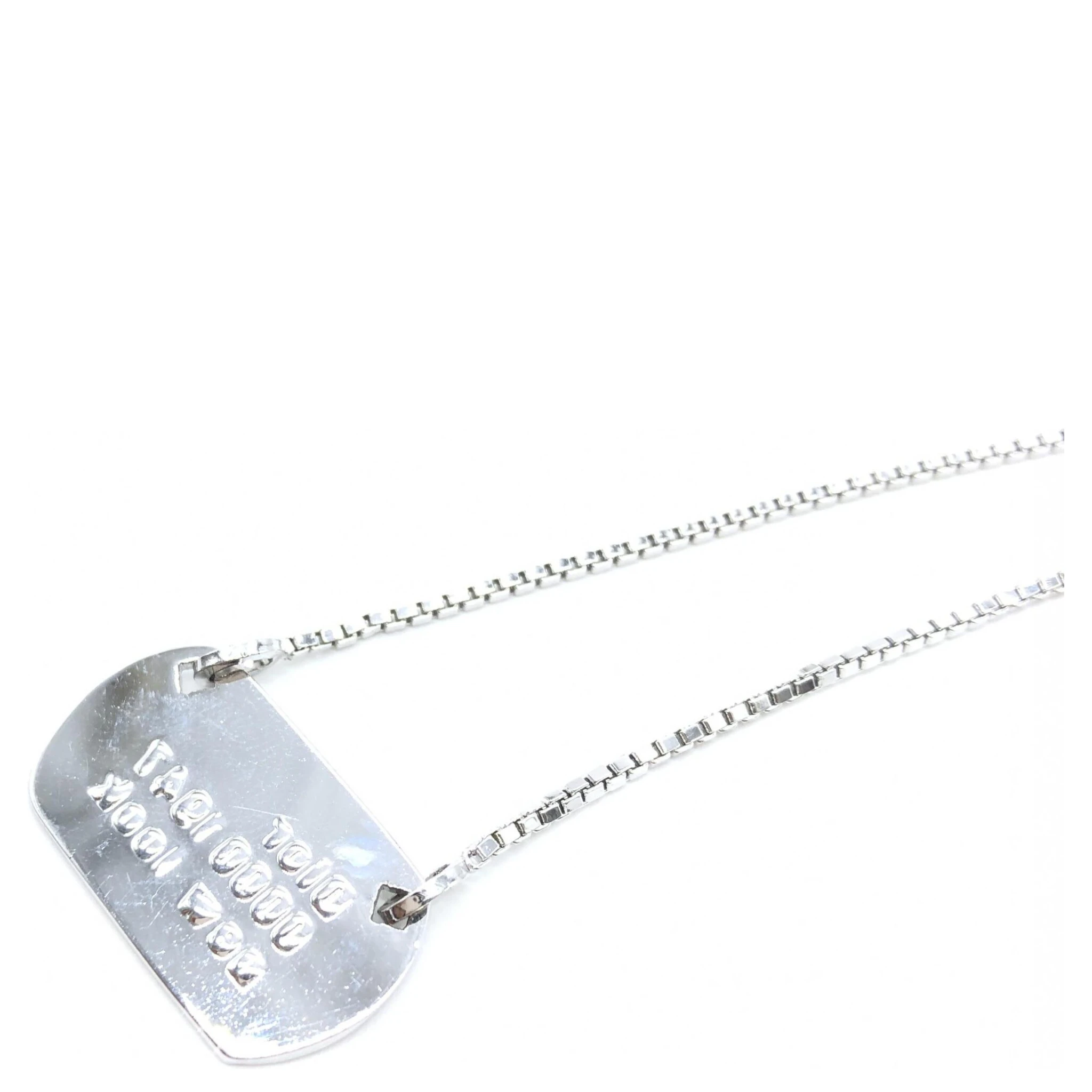 Dior 925 Sterling Silver Antique Art Deco Howard & Co. "Port" Necklace
