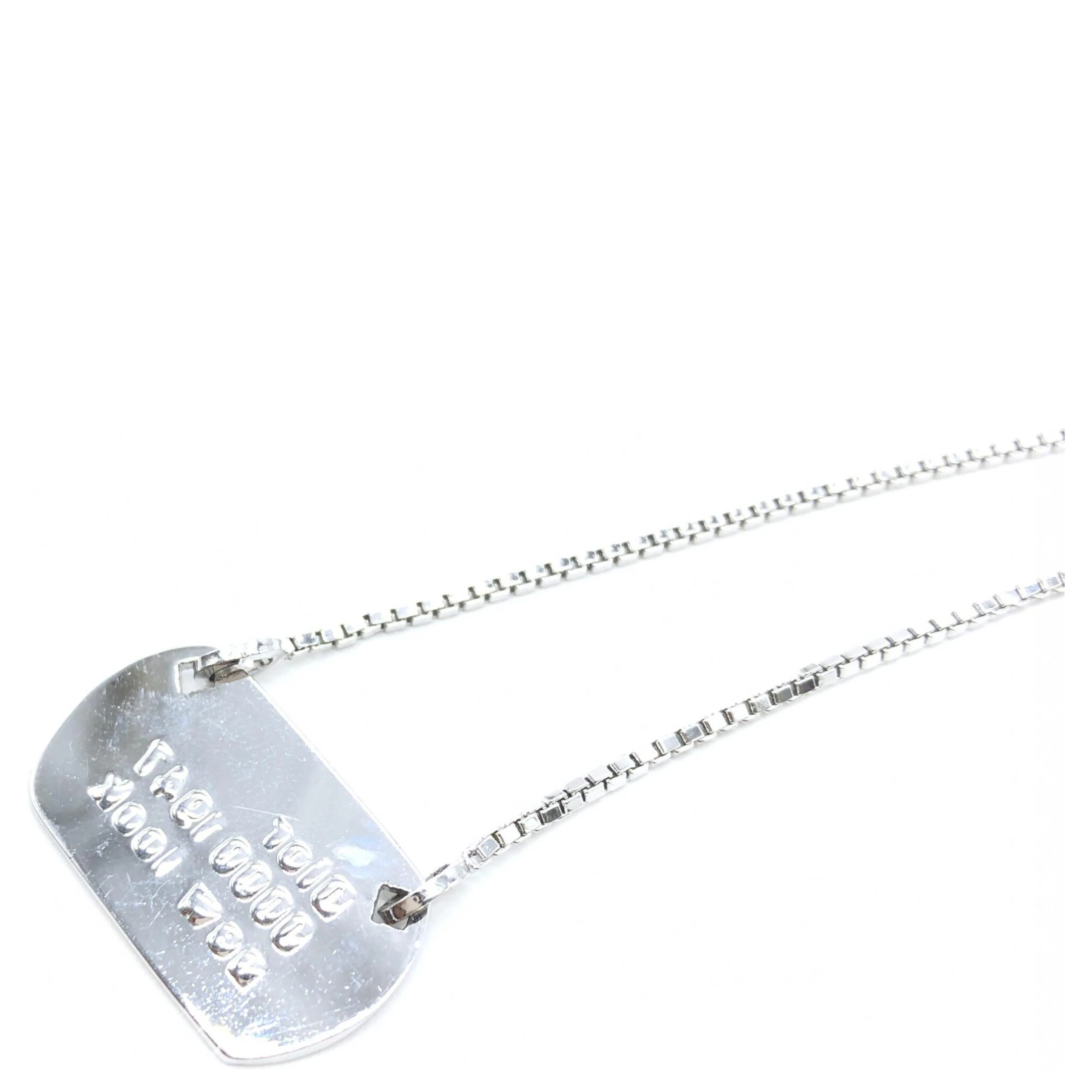 Dior 925 Sterling Silver Antique Art Deco Howard & Co. "Port" Necklace