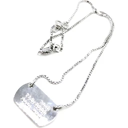 Dior 925 Sterling Silver Antique Art Deco Howard & Co. "Port" Necklace