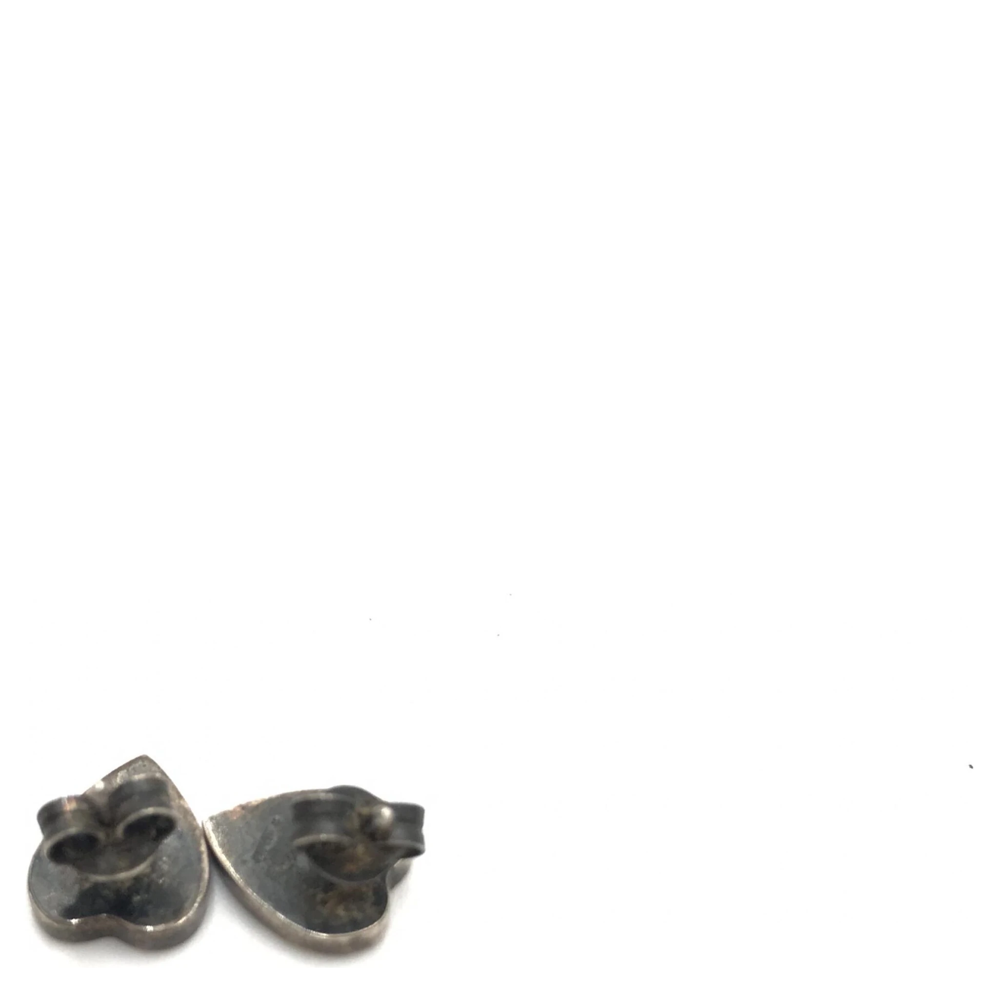 Silver 925 Heart Stud Earrings