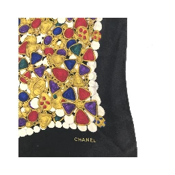 Silk Scarf With Vibrant Jewelry Print