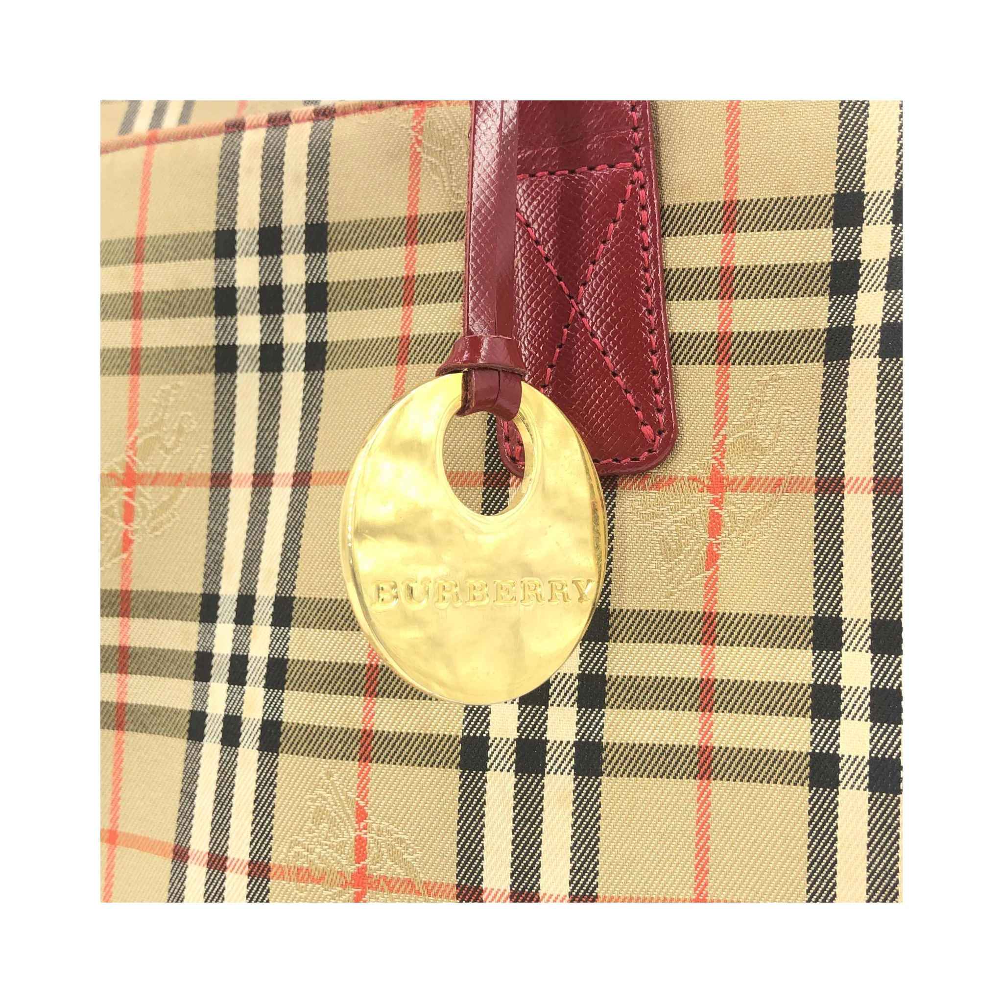 Burberry Nova Check Tote Bag