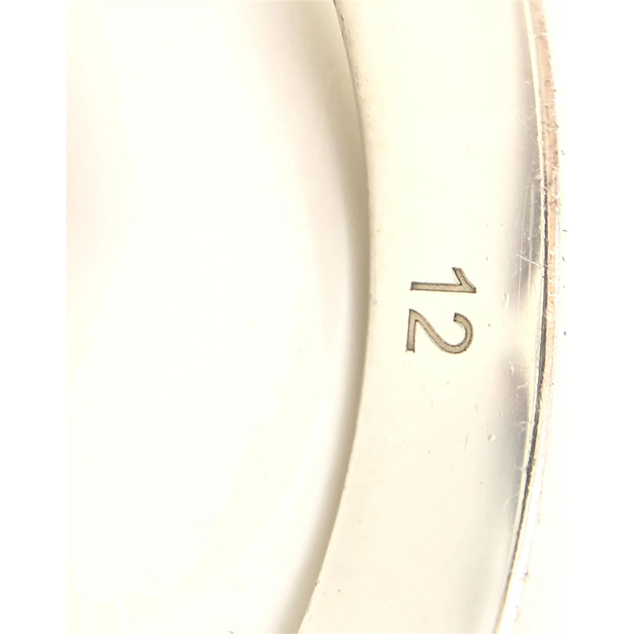 Sterling Silver Heart Trademark Ring, US Size 5.5