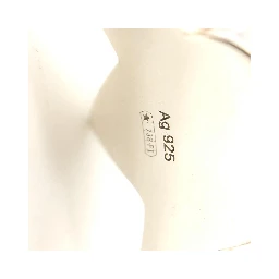 Sterling Silver Heart Trademark Ring, US Size 5.5