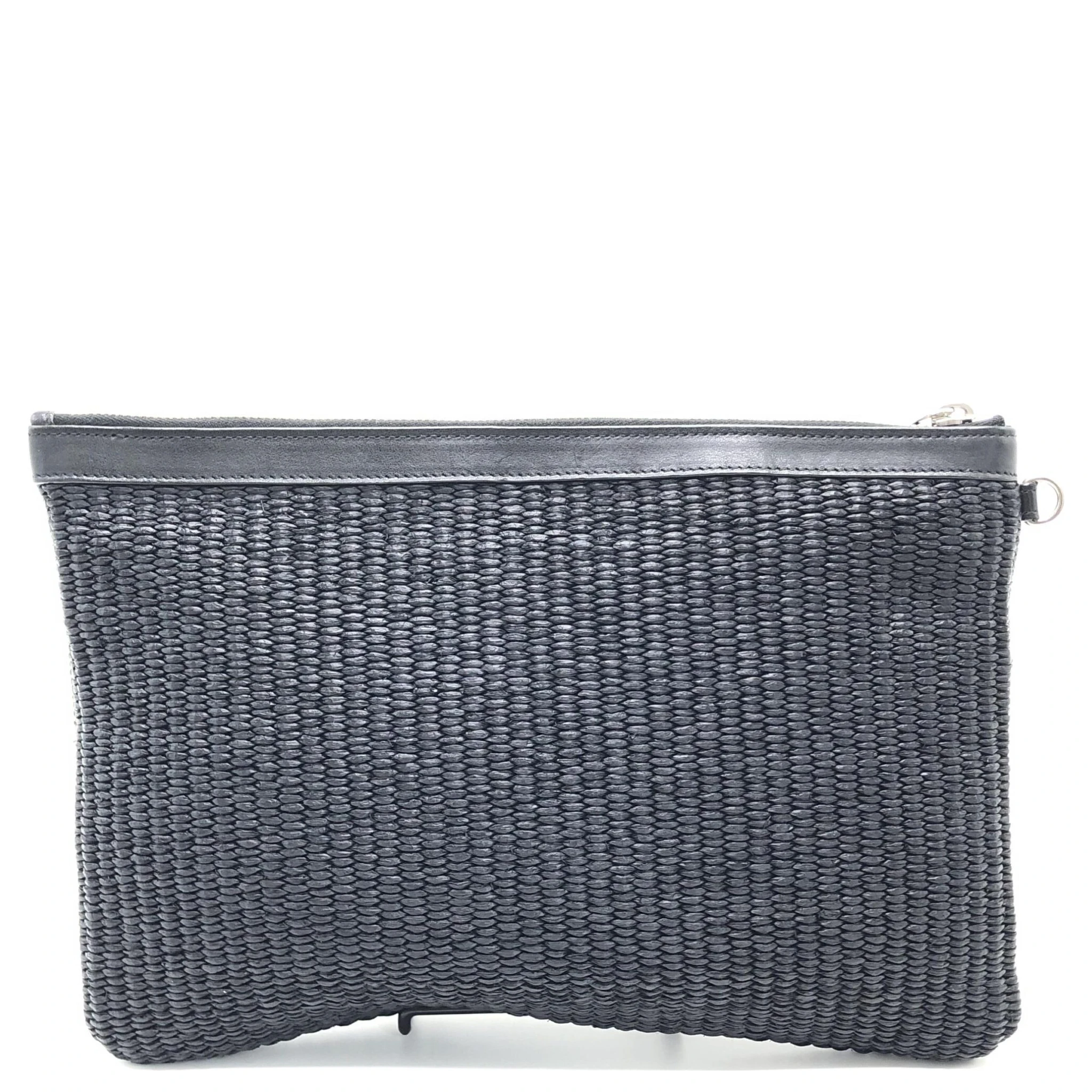 Rive Gauche Zipped Pouch In Black