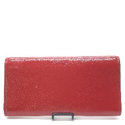 Red Patent Leather Clutch Bag
