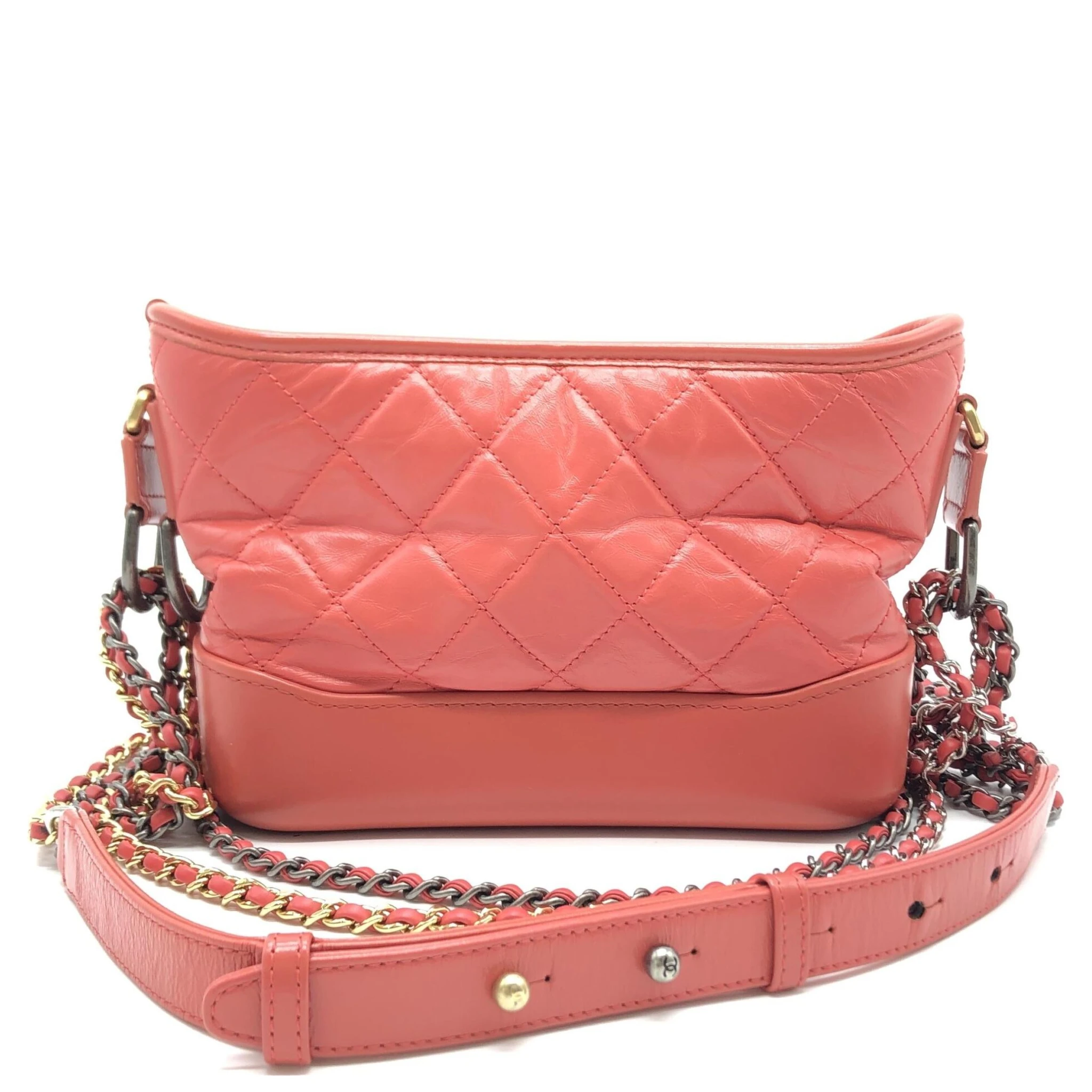 Red Gabriel Chain Shoulder Bag