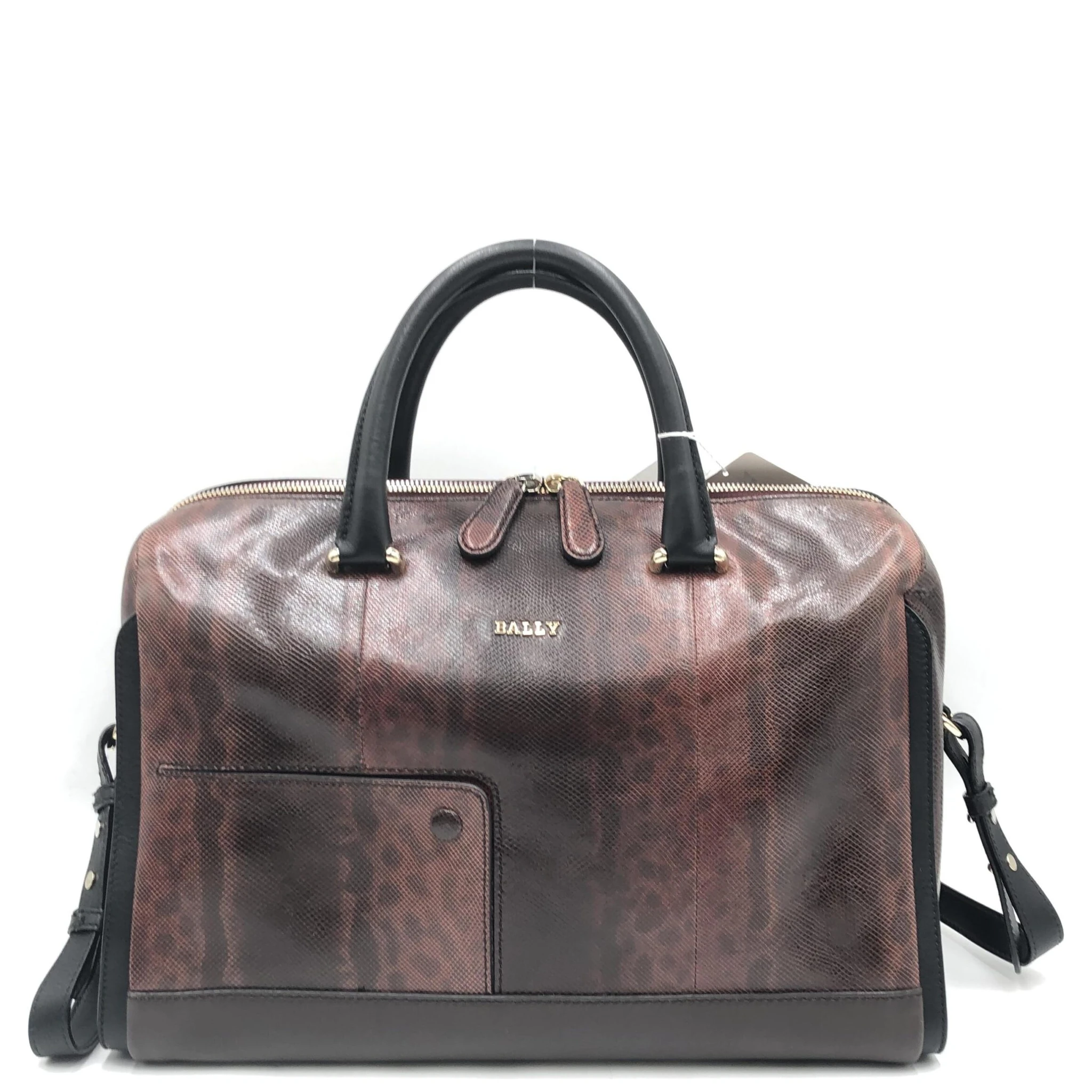 Python Pattern 2WAY Boston Bag
