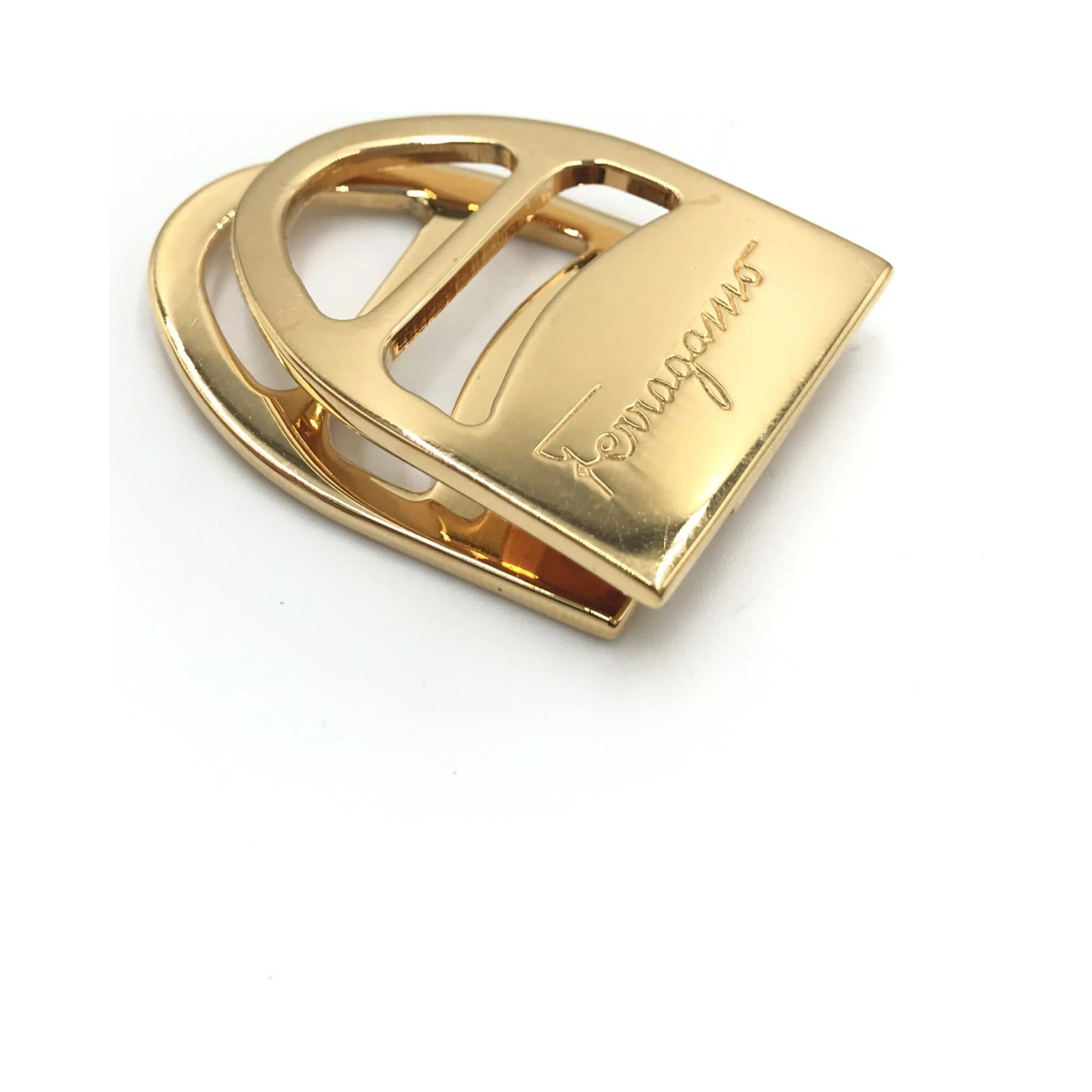 Salvatore Ferragamo Vara Metal Scarf Ring