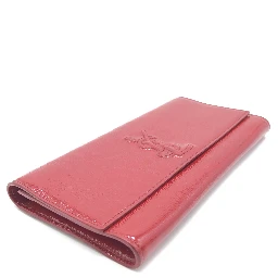 Red Patent Leather Clutch Bag