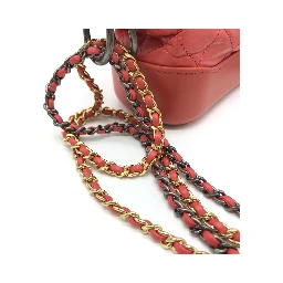 Red Gabriel Chain Shoulder Bag