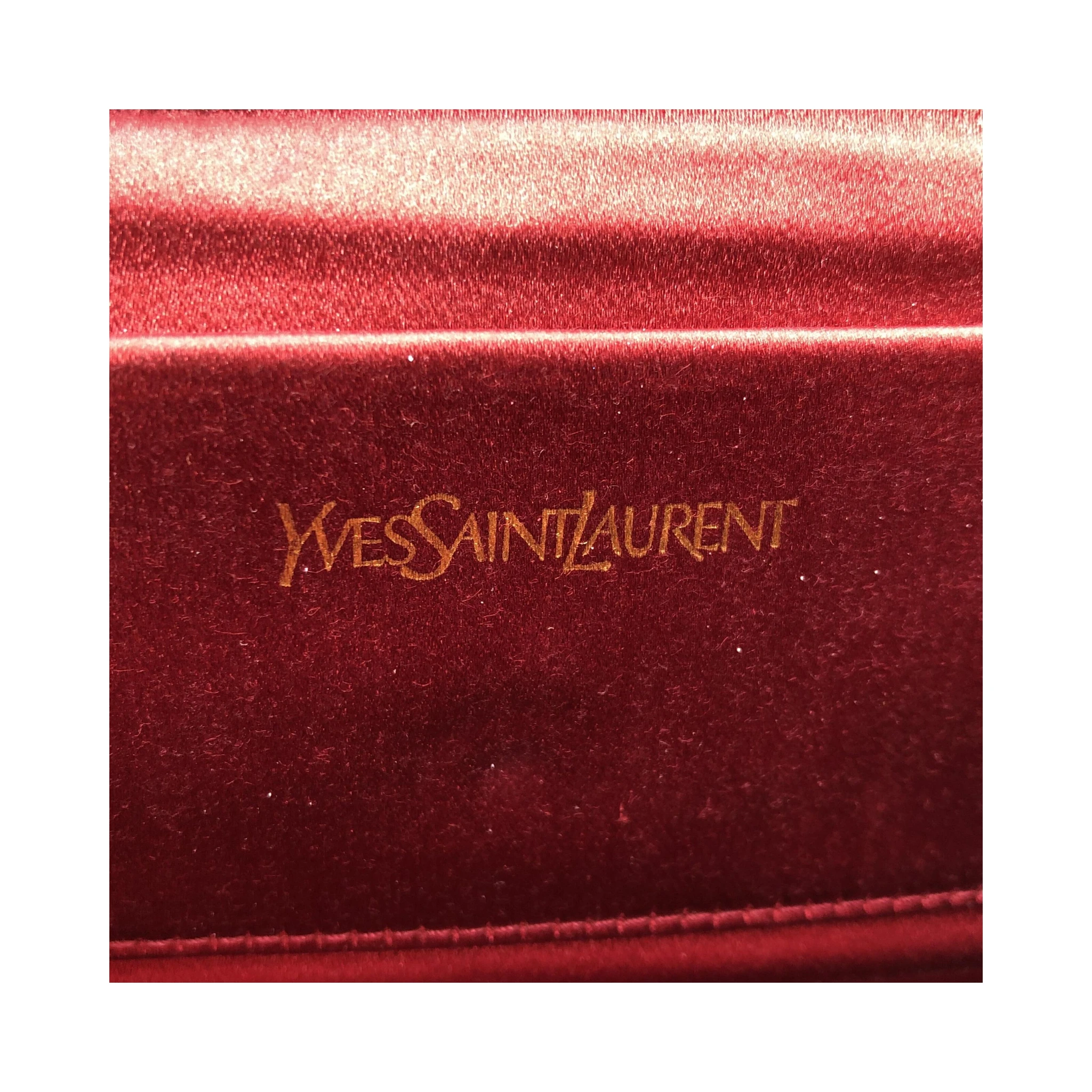 Red Patent Leather Clutch Bag