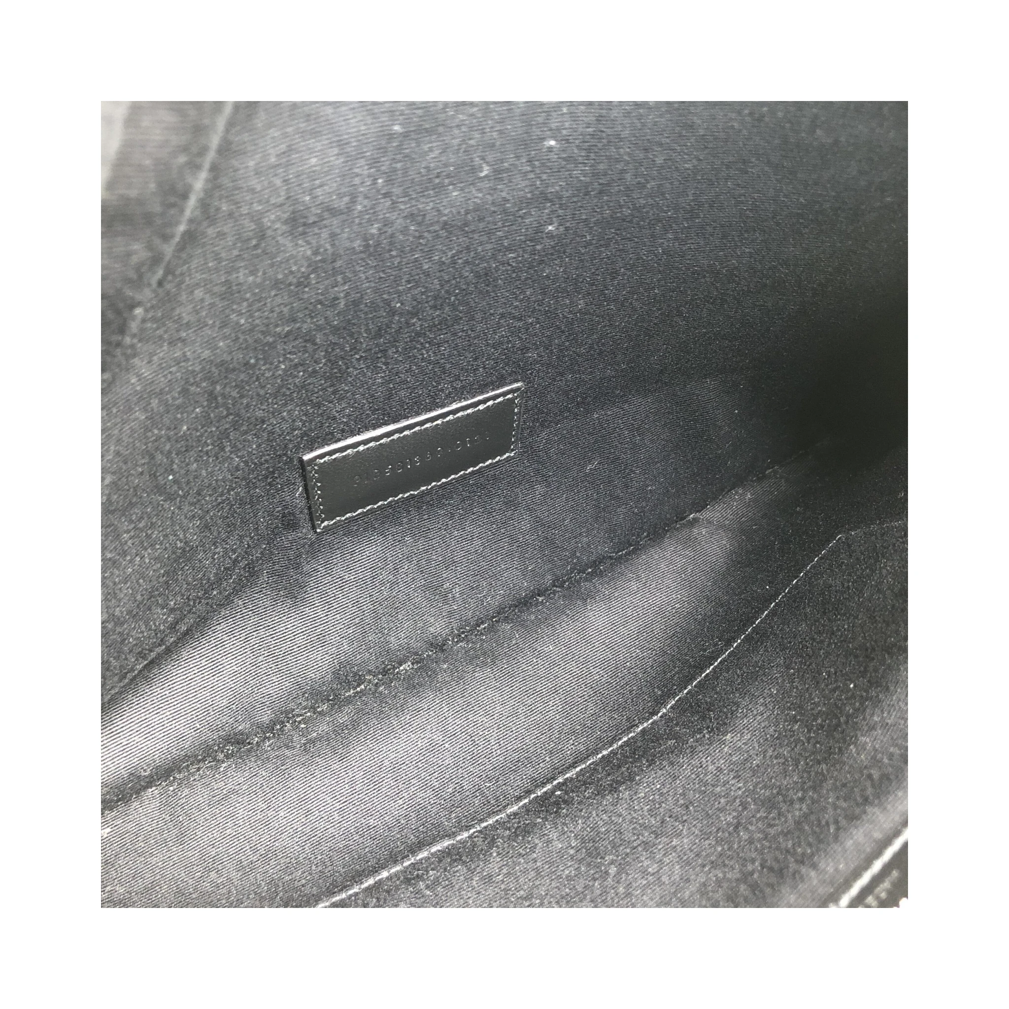 Rive Gauche Zipped Pouch In Black