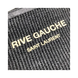Rive Gauche Zipped Pouch In Black
