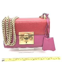 Padlock Crossbody Shoulder Bag In Pink
