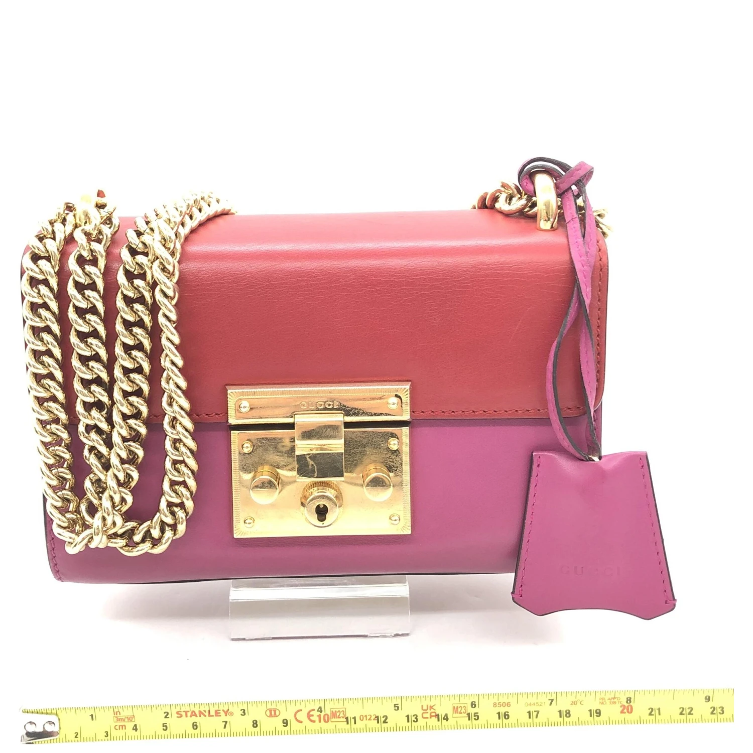 Padlock Crossbody Shoulder Bag In Pink