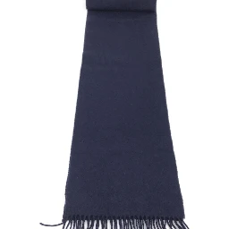 Navy Blue Soft Wool Scarf