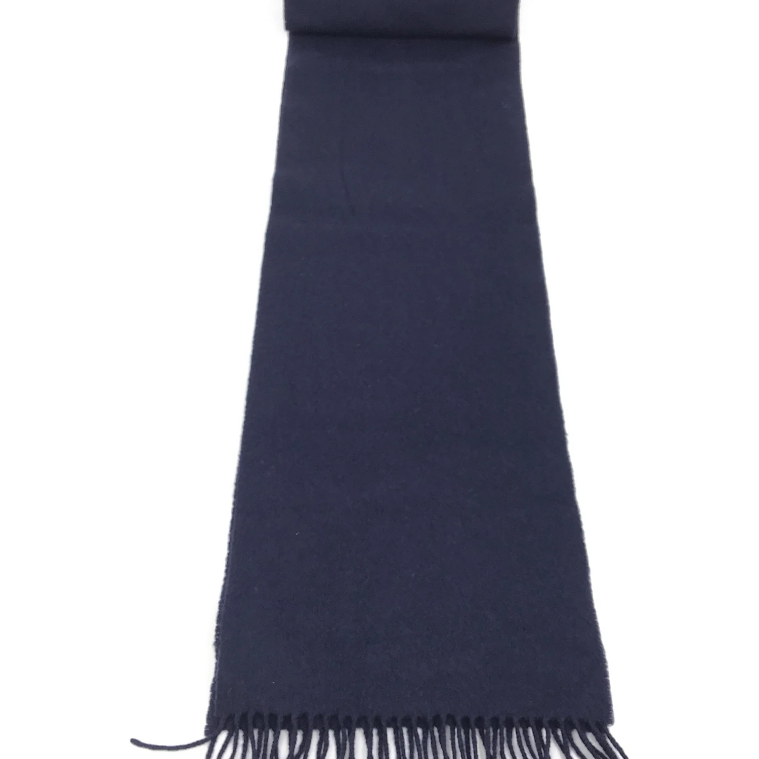 Navy Blue Soft Wool Scarf
