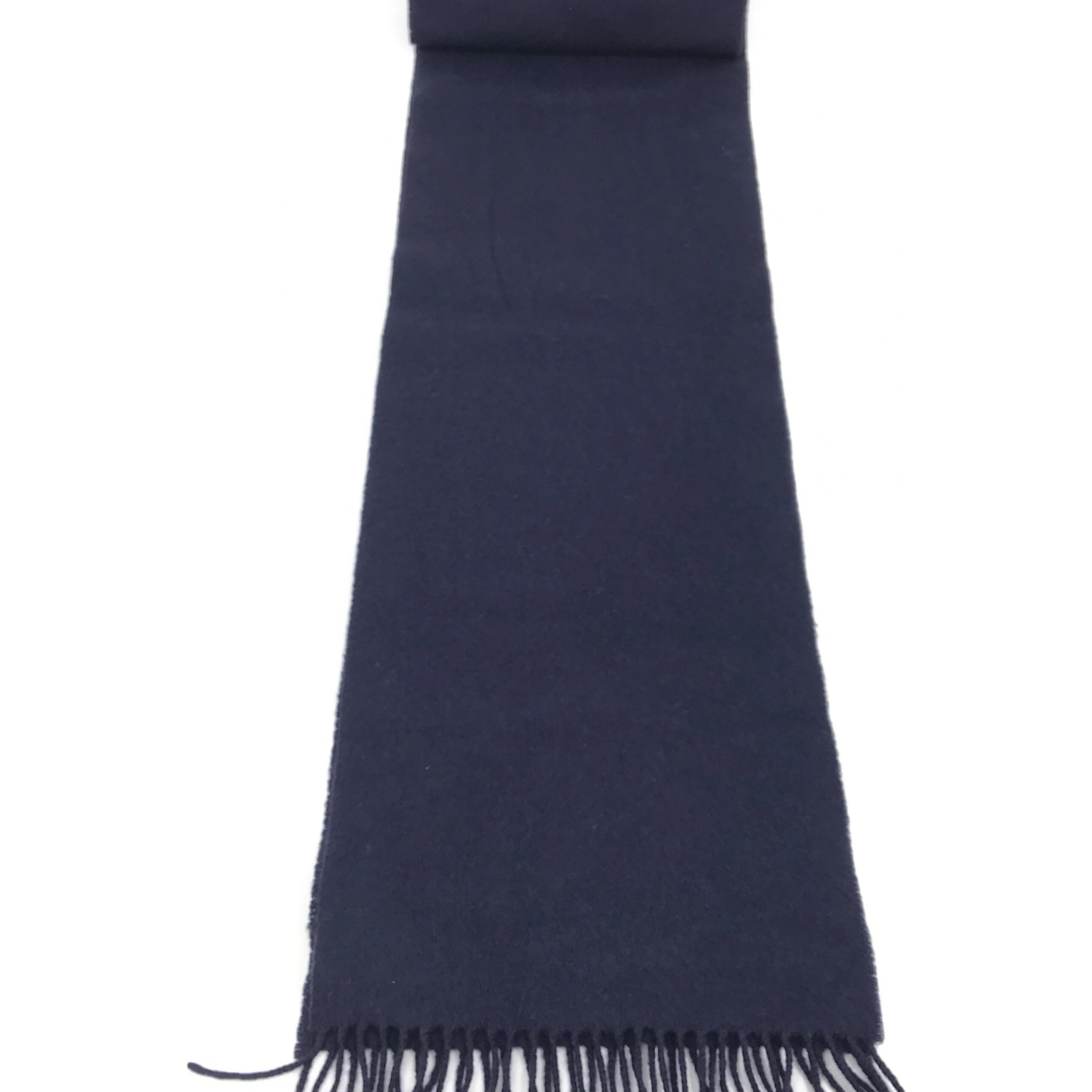 Navy Blue Soft Wool Scarf