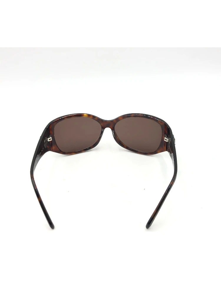 Oval-Shaped Brown Sunglasses