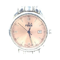 Pink Champagne Dial Quartz Watch, Stainless Steel