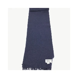 Navy Blue Soft Wool Scarf