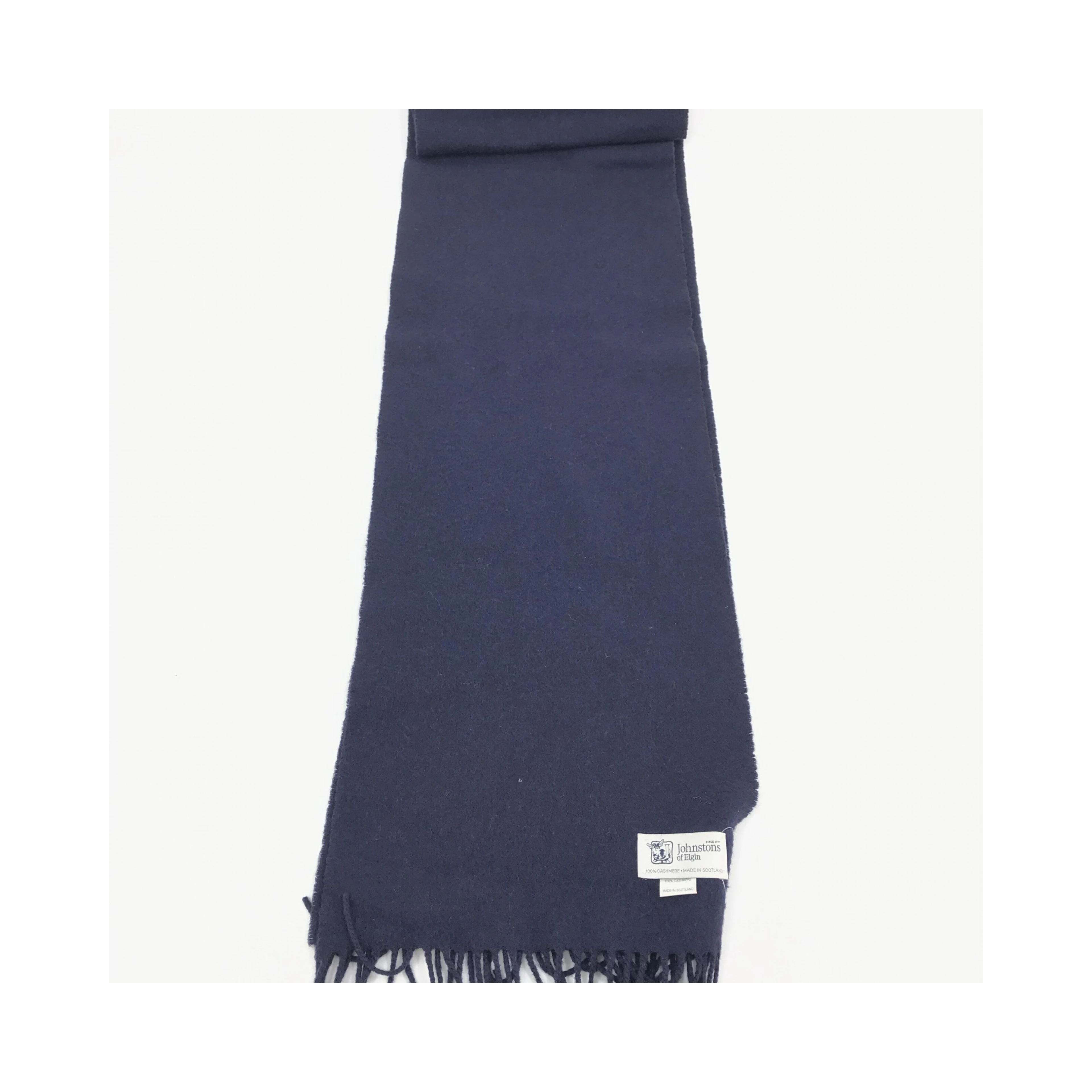 Navy Blue Soft Wool Scarf