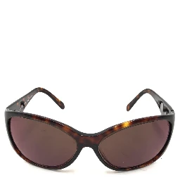 Oval-Shaped Brown Sunglasses