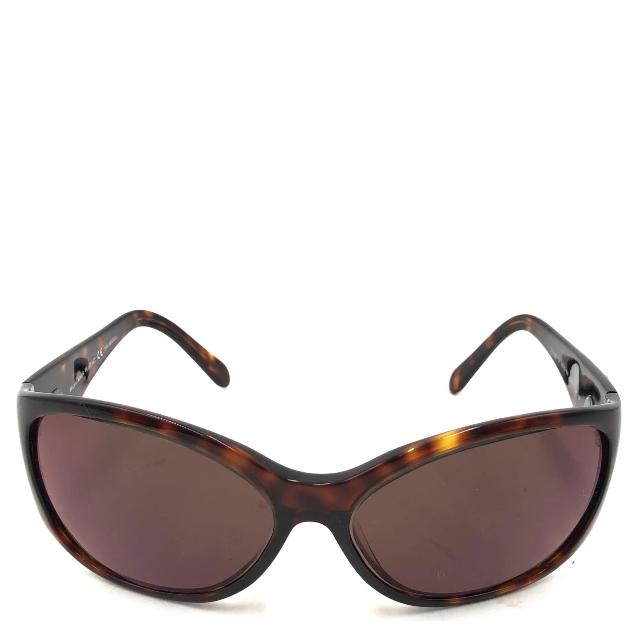 Oval-Shaped Brown Sunglasses