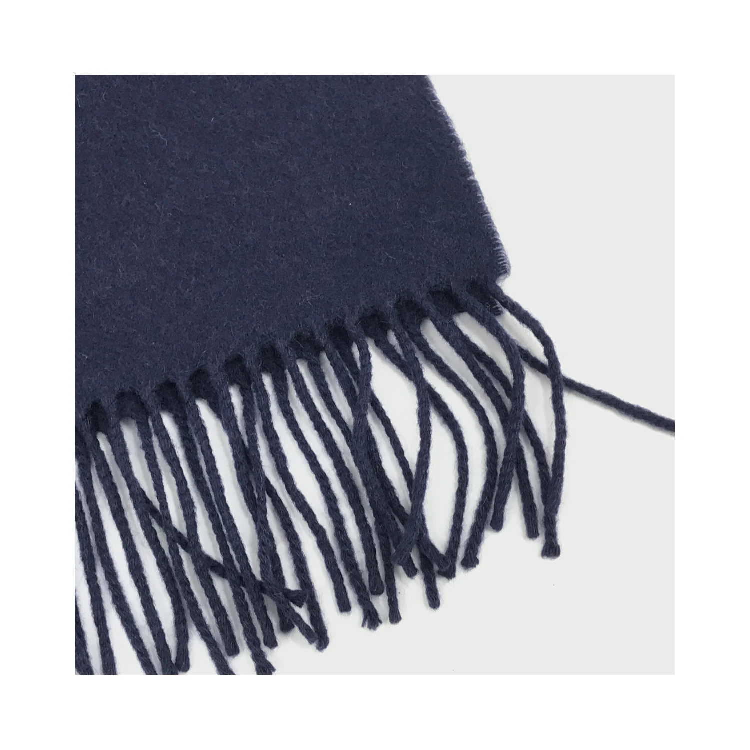 Navy Blue Soft Wool Scarf