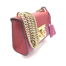 Padlock Crossbody Shoulder Bag In Pink