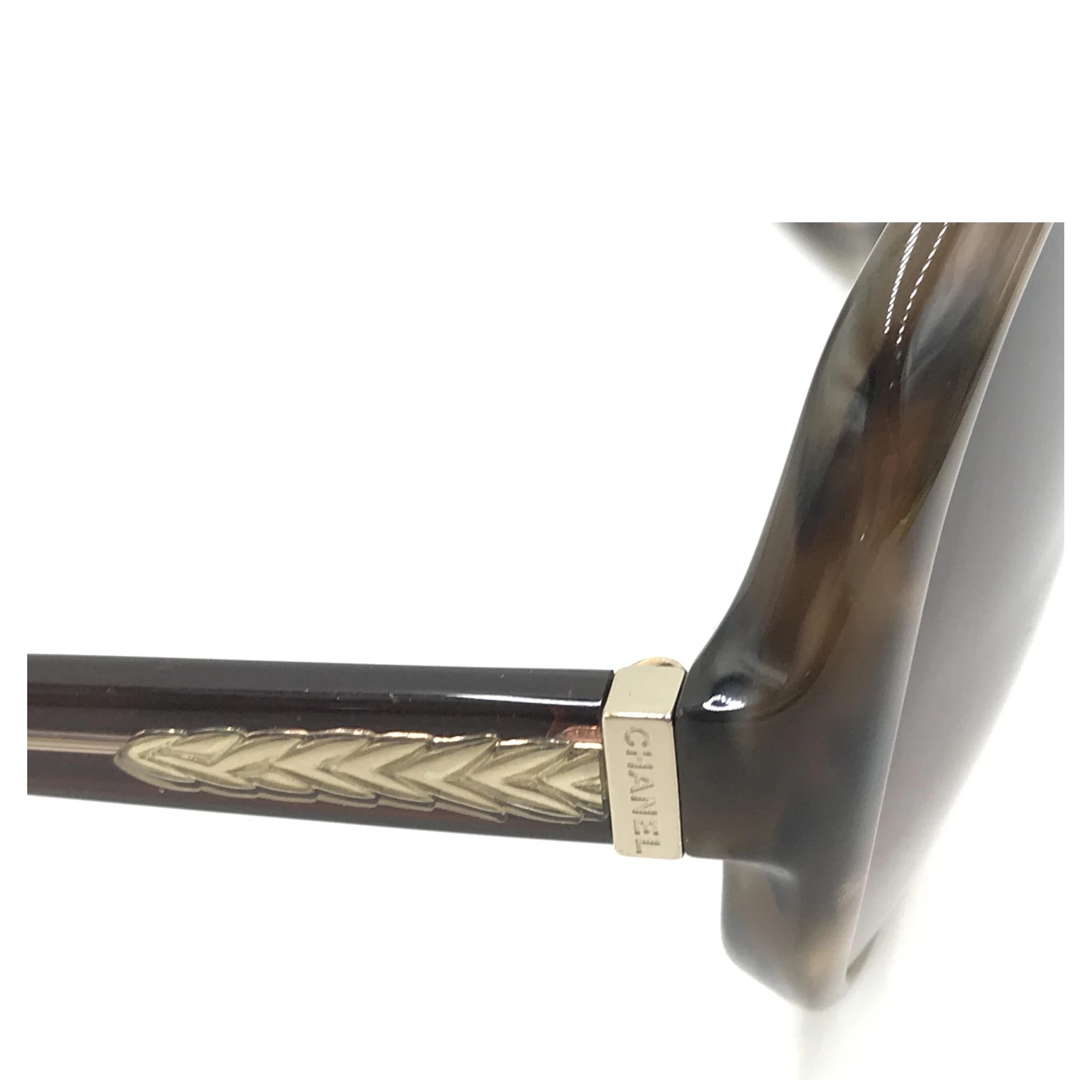 Oversized Gradient Brown Sunglasses