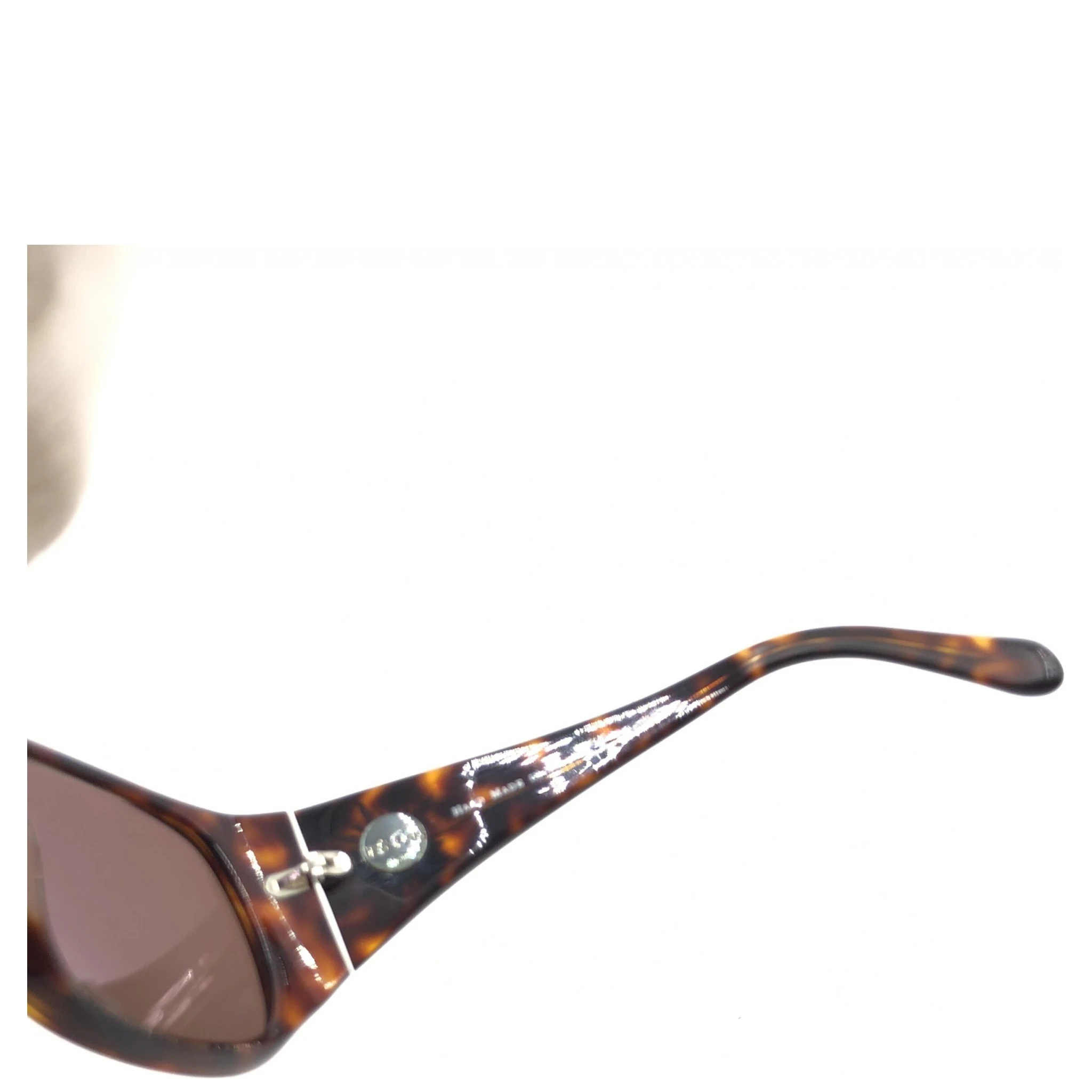 Oval-Shaped Brown Sunglasses