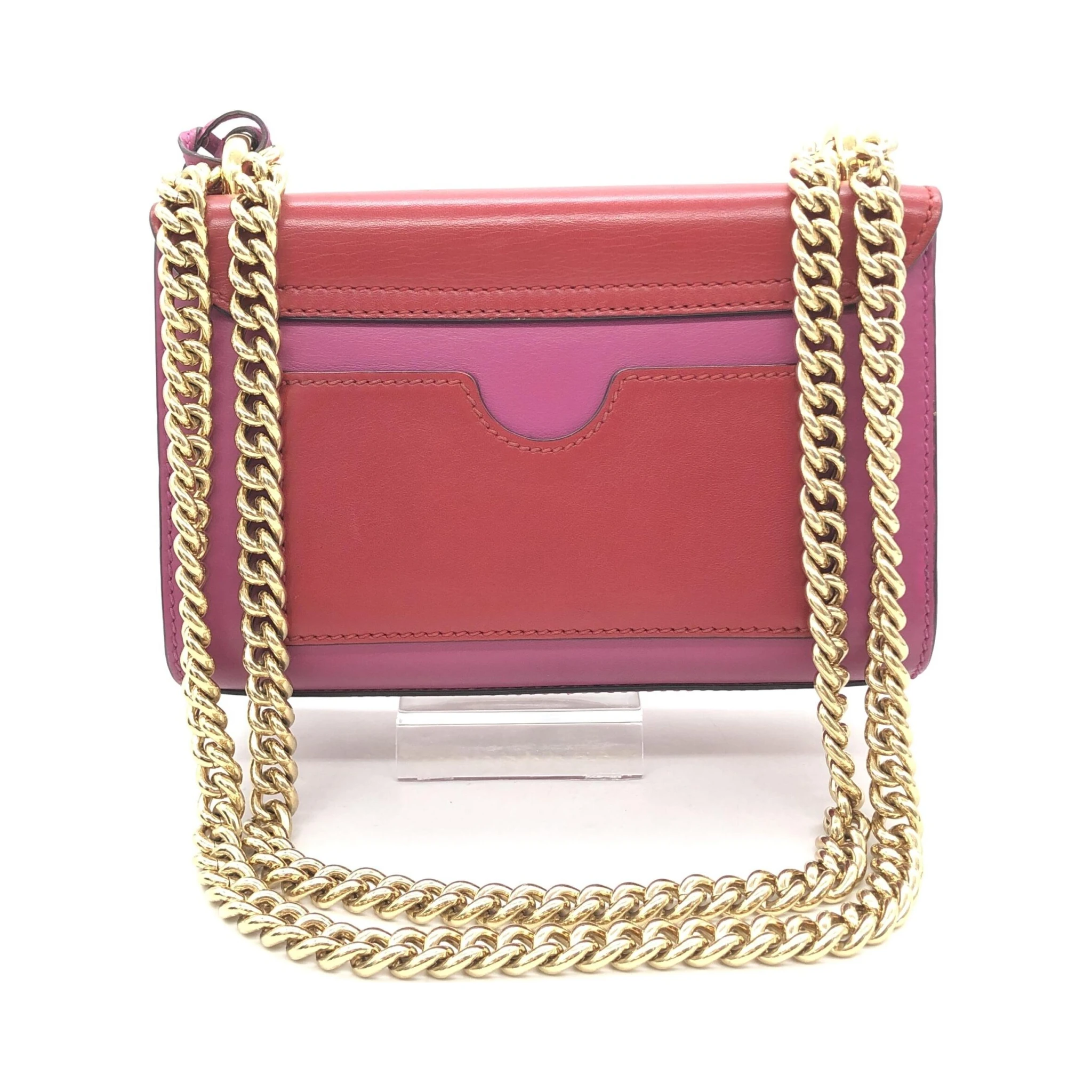 Padlock Crossbody Shoulder Bag In Pink