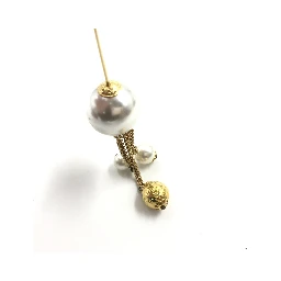 Pin Brooch, Pearl Style, Box