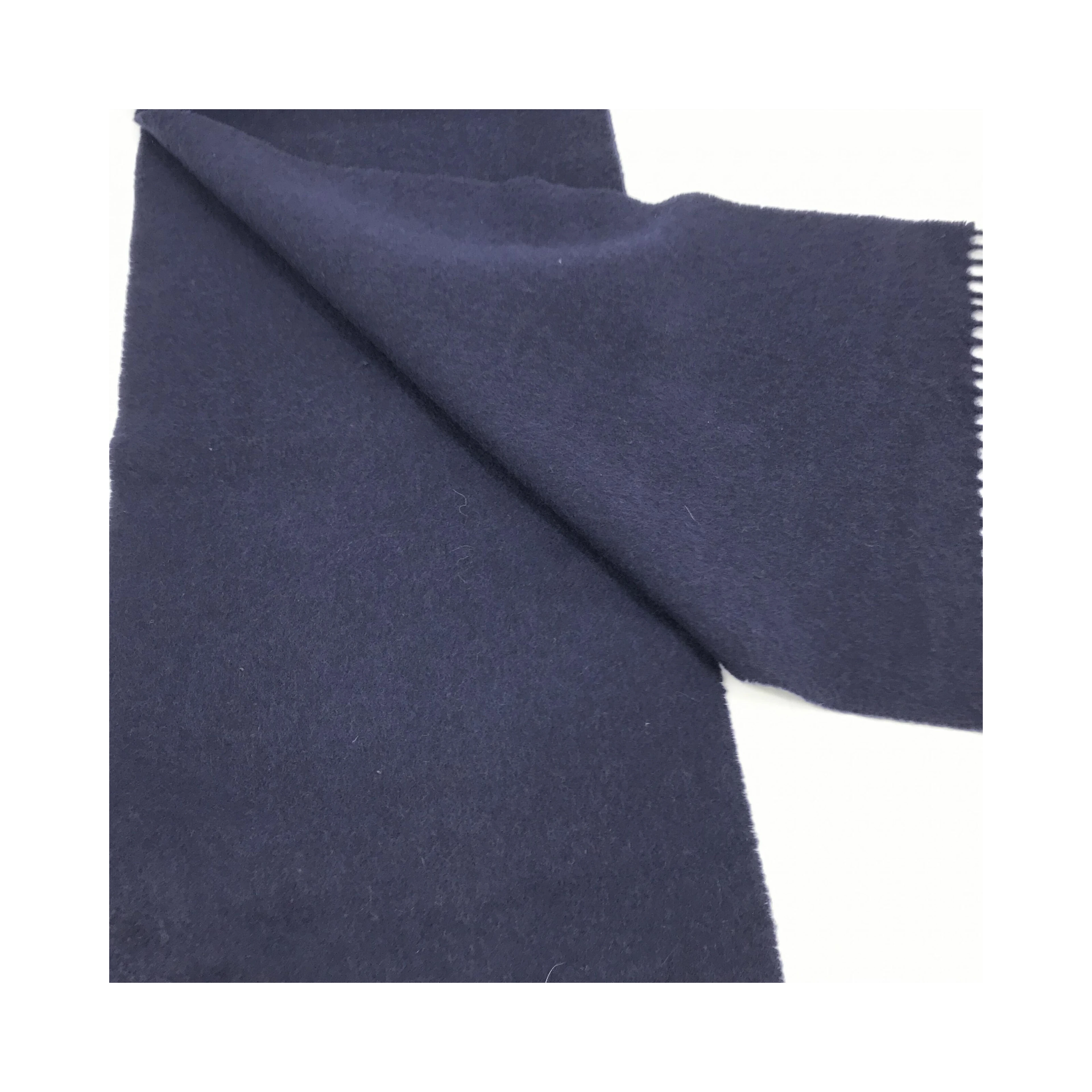 Navy Blue Soft Wool Scarf