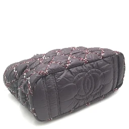 Paris-Byzance Chain Shoulder Bag Purple Nylon