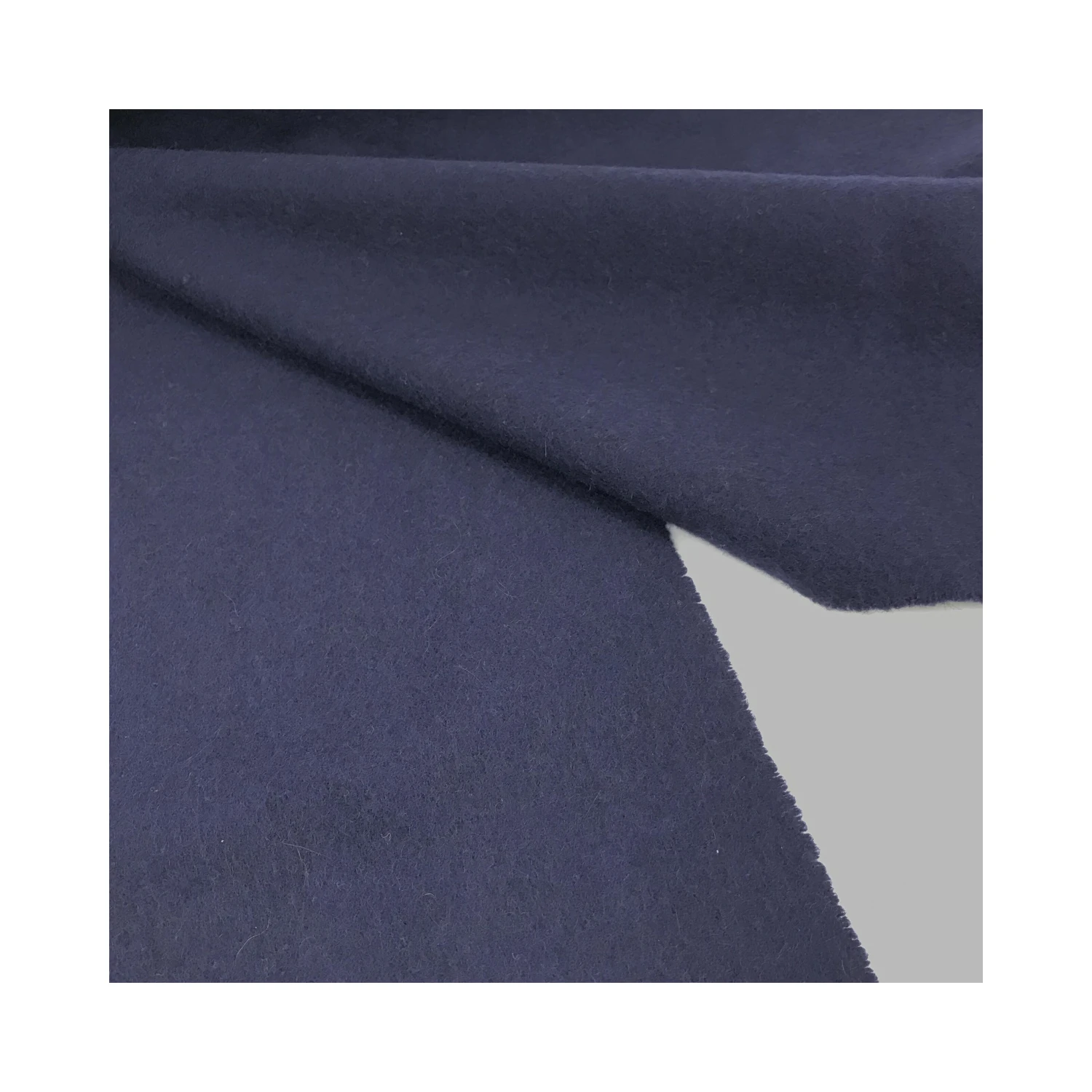 Navy Blue Soft Wool Scarf