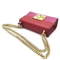 Padlock Crossbody Shoulder Bag In Pink