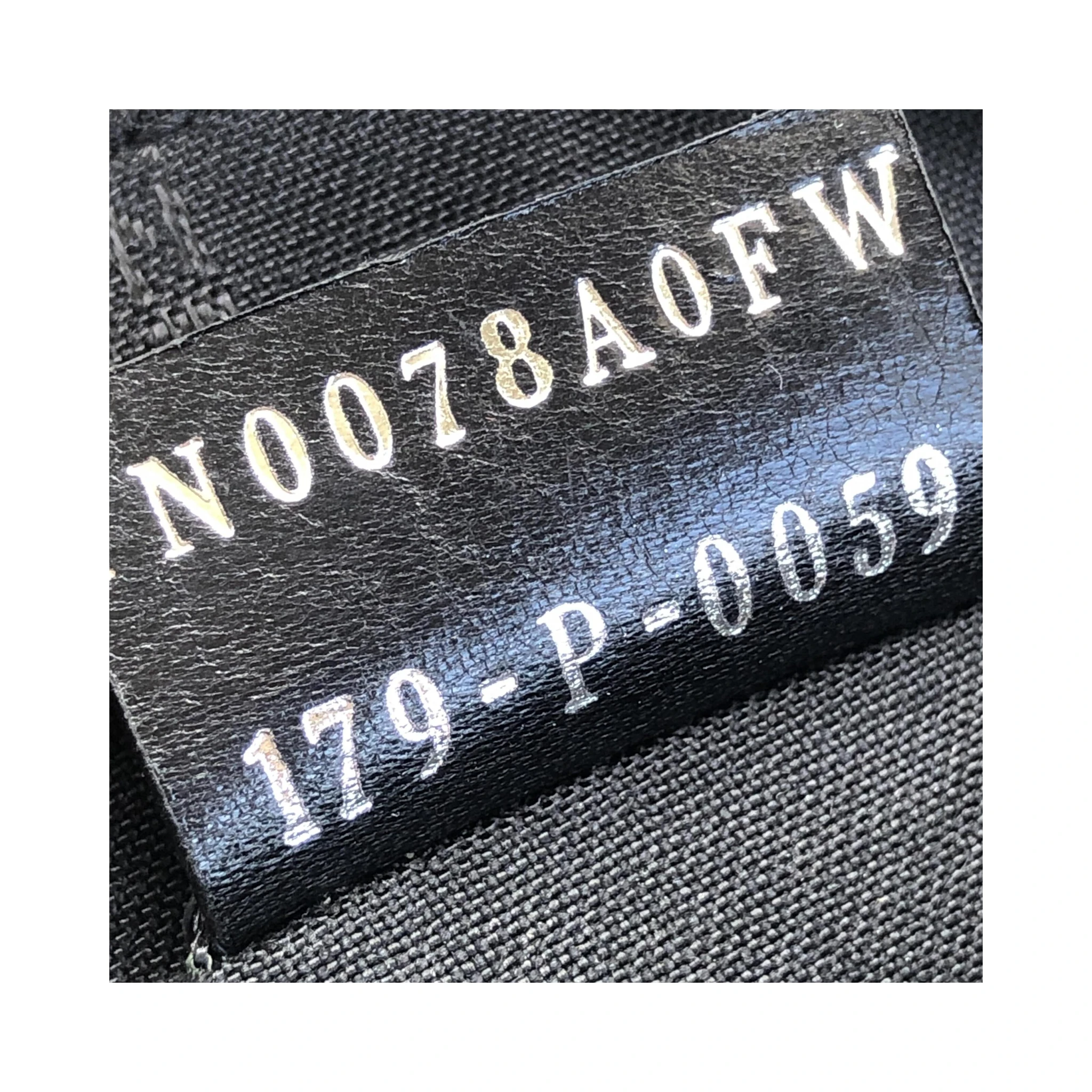 Moss Green Leather Clutch With Logo