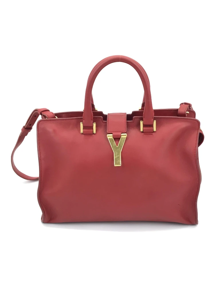 Leather Handbag With Y Logo alternative